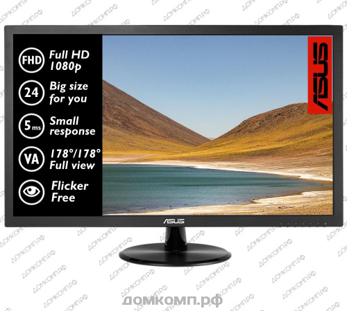 Классический рабочий ASUS VP247 с экраном 24 дюйма специальная